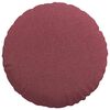vidaXL Sitzkissen 2 pcs Weinrot &Oslash;50 x 19 cm Stoff