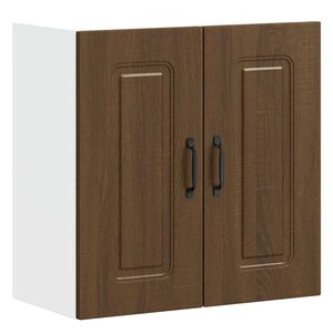vidaXL K&uuml;chen-H&auml;ngeschrank Kalmar Braun Eichen-Optik Holzwerkstoff