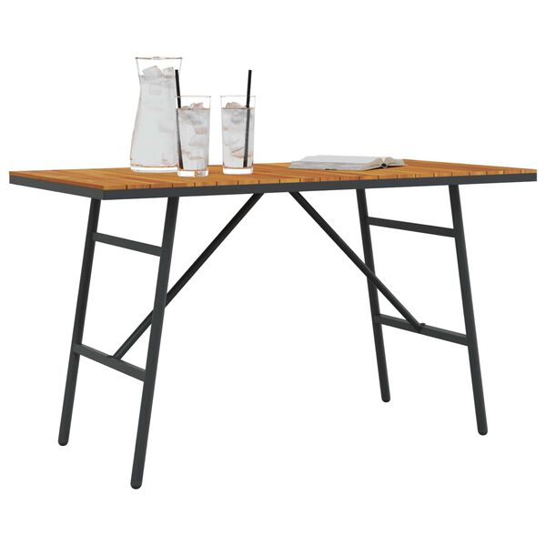 vidaXL Esstisch Braun 110 x 55 x 61,5 cm Massivholz Akazie