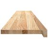 vidaXL Fensterb&auml;nke 2 Stk. Unbehandelt 140x25x2 cm Massivholz Eiche
