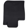 vidaXL Autofu&szlig;matte 4 pcs Schwarz Geeignet f&uuml;r DACIA DUSTER 2010-2017
