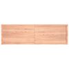 vidaXL Waschtischplatte Hellbraun 200x60x(2-4) cm Massivholz Behandelt
