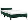 vidaXL Bettgestell ohne Matratze Dunkelgr&uuml;n 90x190 cm Samt