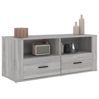 vidaXL TV-Schrank Grau Sonoma 100x35x40 cm Holzwerkstoff