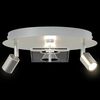 vidaXL Deckenstrahler Nickel 29 x 29 x 11 cm Stahl und Glas