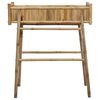 vidaXL Gartenpflanzer mit Halter Natur 100 x 38 x 114 cm Bambus