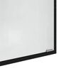 vidaXL Spiegel Schwarz Eichen-Optik 90 x 8,5 x 37 cm Holzwerkstoff