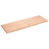 vidaXL Tischplatte 140x50x(2-4) cm Massivholz Behandelt Baumkante