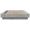 vidaXL Bettgestell Betongrau 90x200 cm Holzwerkstoff