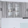 vidaXL K&uuml;chenschrank Kalmar 2 pcs Graues Sonoma 40 x 31 x 80 cm
