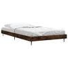 vidaXL Bettgestell ohne Matratze R&auml;uchereiche 90x200 cm Holzwerkstoff