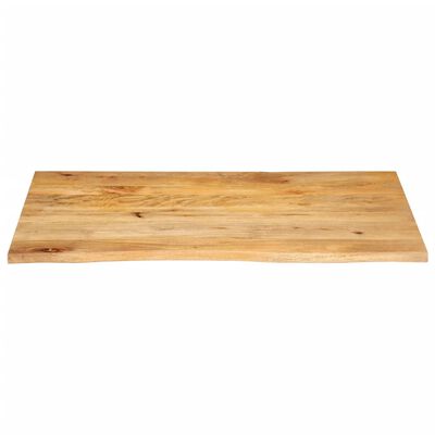 vidaXL Tischplatte mit Baumkante 100x60x3,8 cm Massivholz Mango