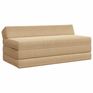 vidaXL Klappsofa Bett Gr&uuml;n Grau 120 x 60 x 49 cm Stoff
