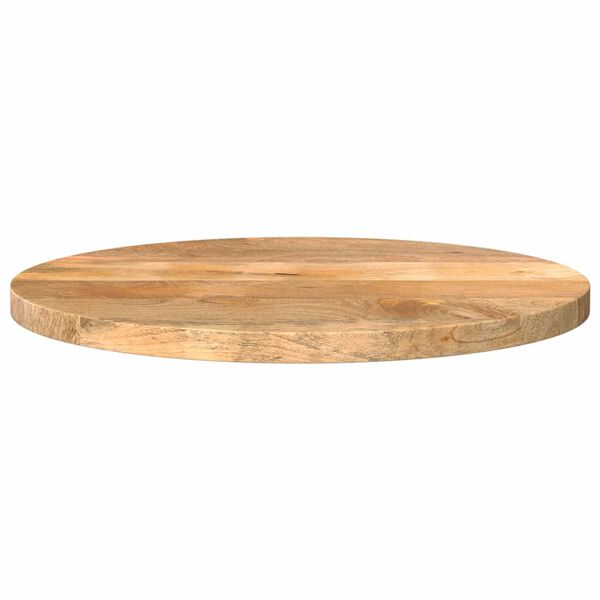 vidaXL Tischplatte &Oslash; 40x2,5 cm Rund Massivholz Mango