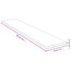 vidaXL Wandregal 100x20x1,5 cm Bambus