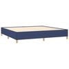 vidaXL Bettgestell ohne Matratze Blau 200x200 cm Stoff
