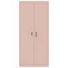 vidaXL Aufbewahrungsschrank 2 pcs Rosa 90 x 40 x 200 cm Stahl