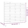 vidaXL Wand-Kopfteil 141x3x91,5 cm Massivholz Kiefer