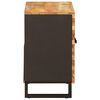 vidaXL Waschbeckenschrank Natur 62 x 33 x 58 cm Massivholz Mango