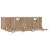 vidaXL Wandschr&auml;nke 2 Stk. Sonoma-Eiche 80x35x36,5 cm Holzwerkstoff