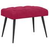 vidaXL Bank mit Knopfheftung Weinrot 60 x 40 x 45 cm Samt