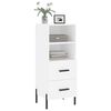 vidaXL Sideboard Wei&szlig; 34,5x34x90 cm Holzwerkstoff