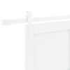 vidaXL Schiebet&uuml;r ORKDAL Wei&szlig; 78 x 211 cm Massives Kiefernholz