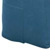 vidaXL R&uuml;cken Kissen Blau 200 x 24 x 50 cm Samt