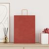 vidaXL Papiertragetaschen 250 Stk. mit Henkeln Rot 32x12x42 cm