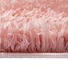 vidaXL Shaggy-Teppich Hochflor Rosa 100x200 cm 50 mm