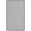 vidaXL Fu&szlig;matte Grau 90x150 cm