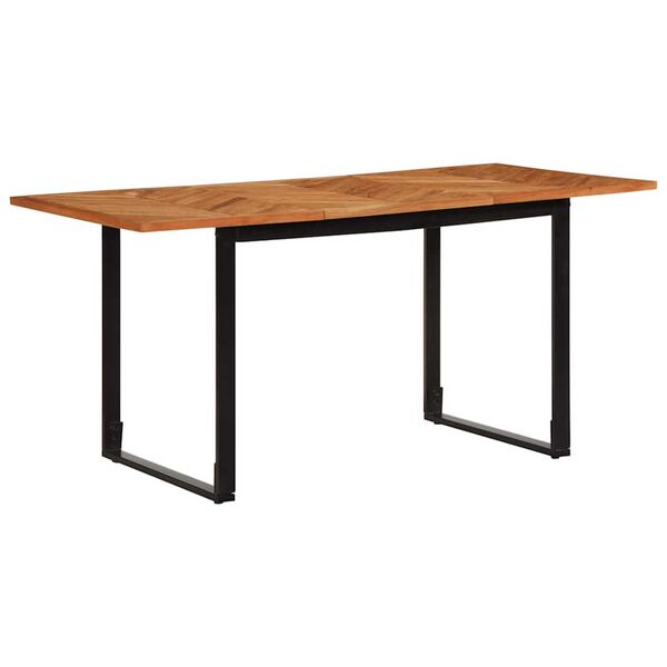 vidaXL Esstisch 160x80x75 cm Massivholz Akazie