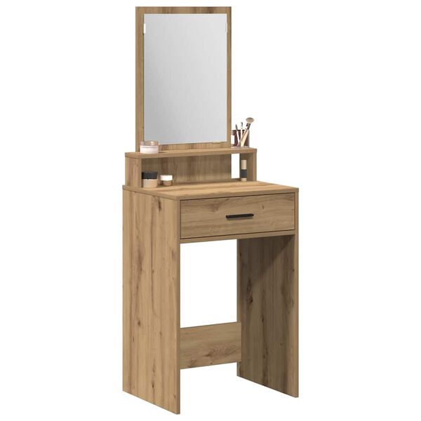 vidaXL Schminktisch Artisan-Eiche 50 x 41 x 140 cm Holzwerkstoff