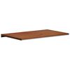 vidaXL Fensterbank Braunes Holz 100 x 50 x 4,5 cm PVC
