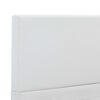 vidaXL Bettgestell Wei&szlig; Kunstleder 100x200 cm