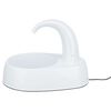 TRIXIE Trinkbrunnen f&uuml;r Haustiere Curved Stream Wei&szlig;