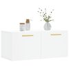 vidaXL Wandschrank Wei&szlig; 80x36,5x35 cm Holzwerkstoff
