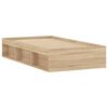 vidaXL Bettgestell Sonoma-Eiche 90x200 cm