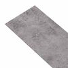 vidaXL Bodenplanken 18 pcs Zementbraun 5,26 m&sup2; PVC
