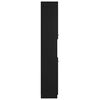 vidaXL Badschrank Schwarz 32x34x188,5 cm Holzwerkstoff
