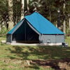 vidaXL Tipi-Familienzelt 12 Personen Blau Wasserdicht