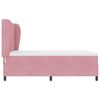 vidaXL Boxspringbett mit Matratze Rosa 200 x 140 cm Polyester