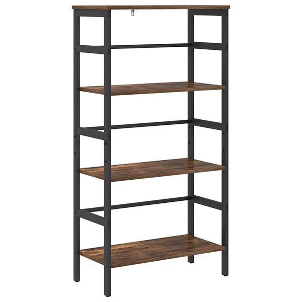 vidaXL B&uuml;cherregal Ger&auml;ucherte Eiche 60 x 29,5 x 115 cm Holzwerkstoff