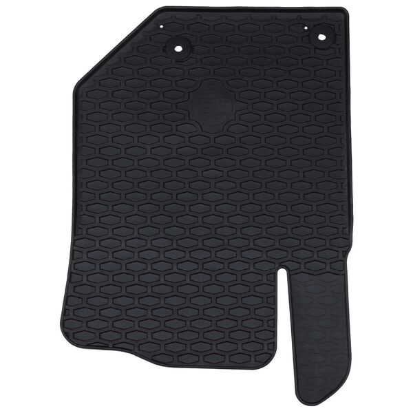 vidaXL Autofu&szlig;matte 4 pcs Schwarz Geeignet f&uuml;r DS3 2019- Gummi