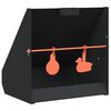 vidaXL Kugelfang Schwarz 31 x 23 x 31,5 cm Stahl