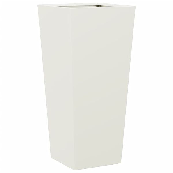 vidaXL Pflanzk&uuml;bel Wei&szlig; 35x35x75 cm Stahl