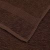 vidaXL Duscht&uuml;cher FROGN 2 Stk. Braun 70x140 cm 360 g/m&sup2;