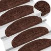 vidaXL Stufenmatten 20 Stk. 65x21x4 cm Braun Halbrund Gro&szlig;