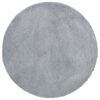 vidaXL Teppich Shaggy Hochflor NAVARRA Hellgrau 240x240 cm Polyester