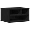 vidaXL Druckerst&auml;nder Schwarz Eichen-Optik 40 x 32 x 22,5 cm